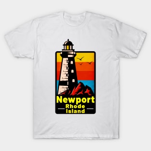 Newport Rhode Island Lighthouse T-Shirt